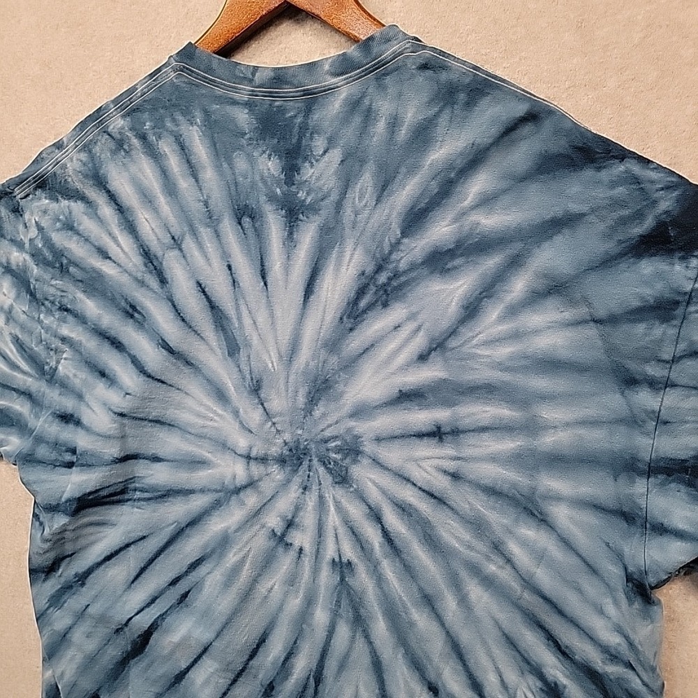 BACKSTREET BOYS T-Shirt Mens Large Graphic Tee Blue Tie Dye Retro All Cotton BSB - Picture 5 of 8